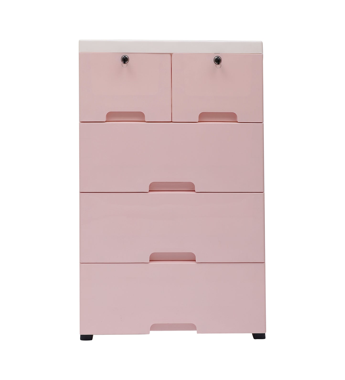 Soft Hued Chest Of Drawer Pink