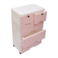 Soft Hued Chest Of Drawer Pink