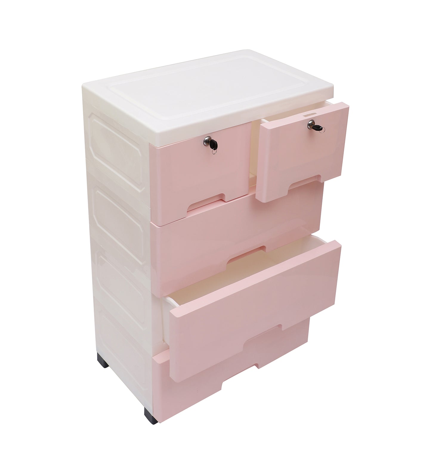 Soft Hued Chest Of Drawer Pink