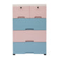 Soft Hued Chest Of Drawer Pink & Blue