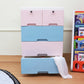 Soft Hued Chest Of Drawer Pink & Blue