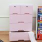 Soft Hued Chest Of Drawer Pink