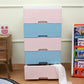 Soft Hued Chest Of Drawer Pink Blue