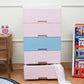 Soft Hued Chest Of Drawer Pink Blue