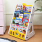 Book Rack Yellow Blue