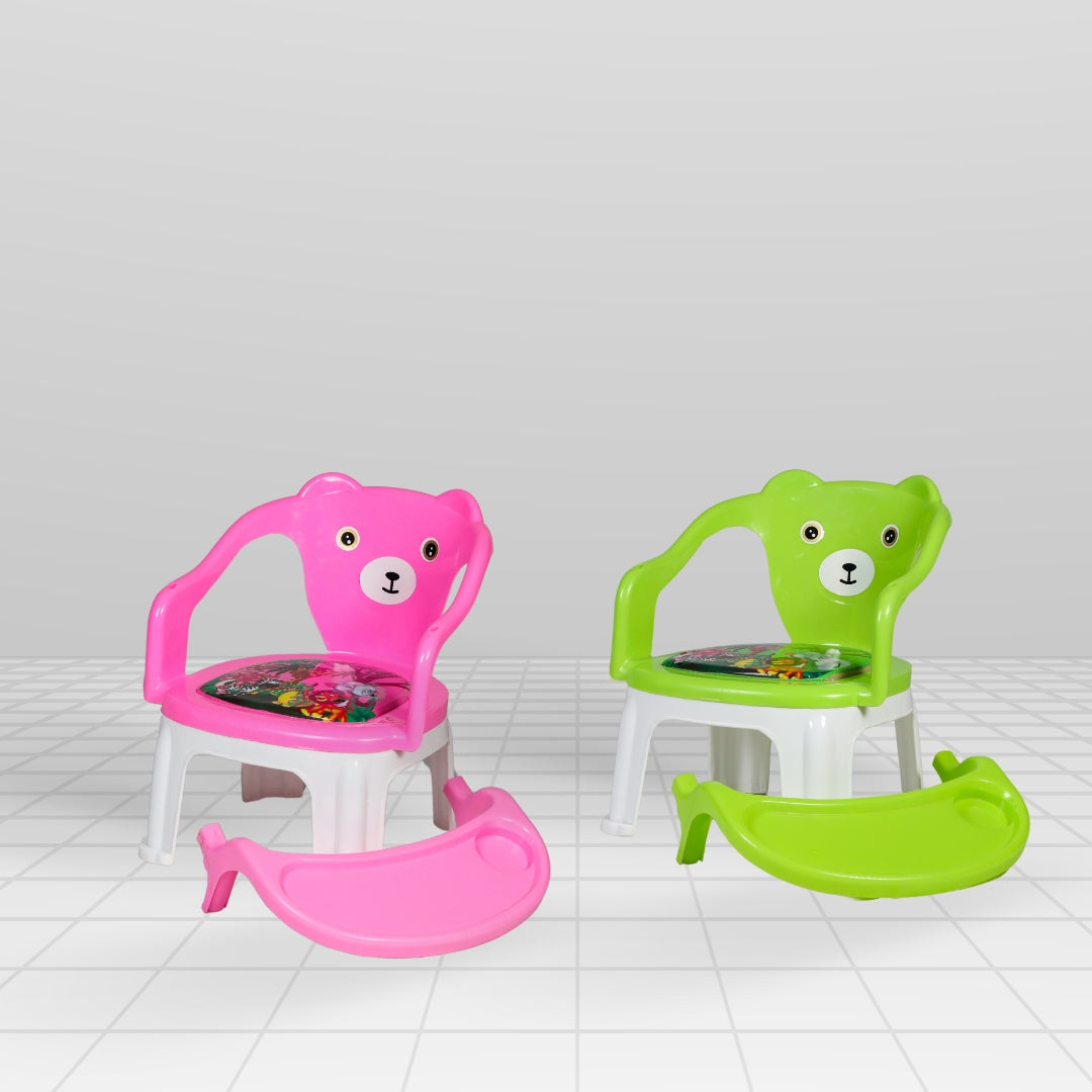 Kids Chair With Cushion Seat Pink