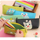 PVC Silicon Pouches Cases Travel/ Office Stationary/ Pencil Pen/ Cosmetic/ Multipurpose