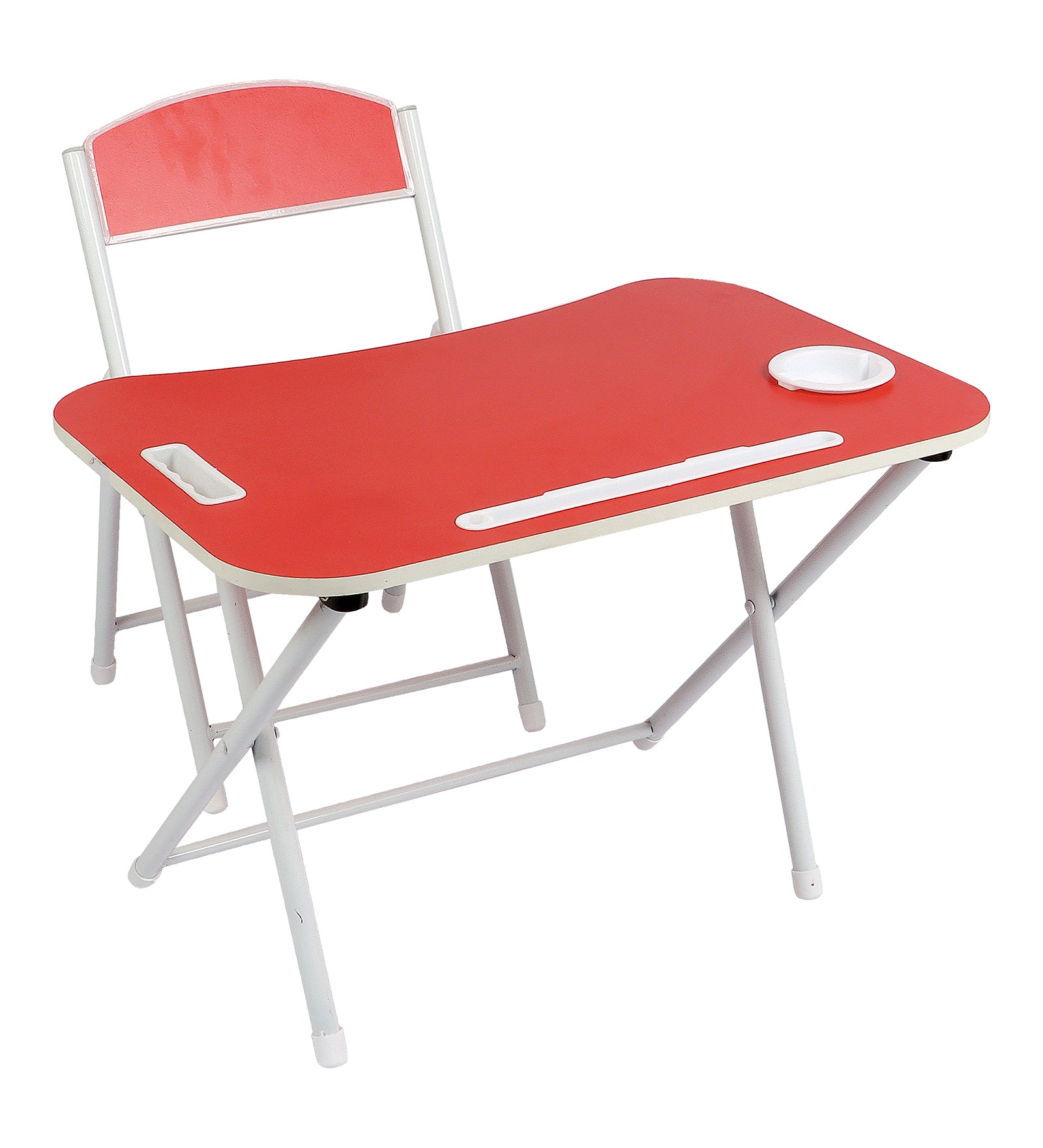 Folding table and clearance chairs