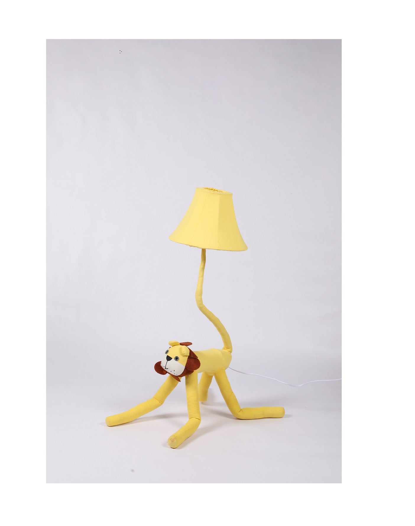 Lion Fabric Floor Lamp