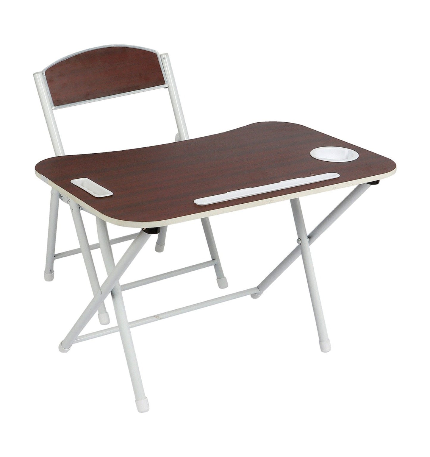 Foldable Table Chair Set Brown (3-6 yrs)