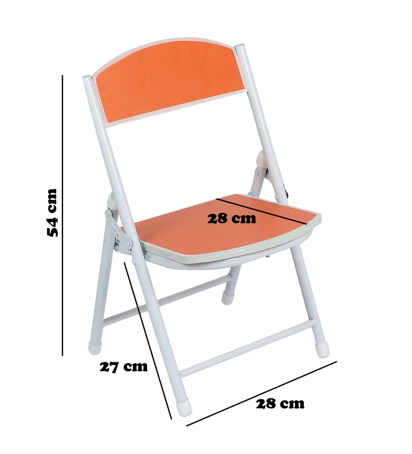 Foldable Table Chair Set Orange (3-6 yrs)